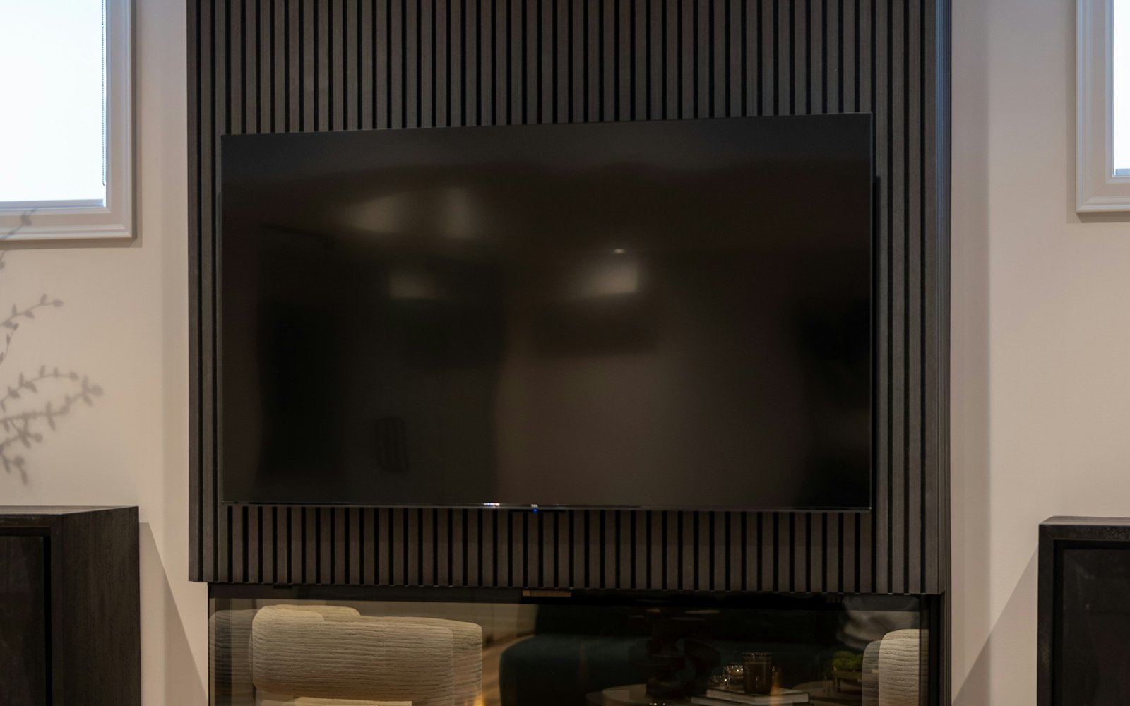 Modern bespoke media wall